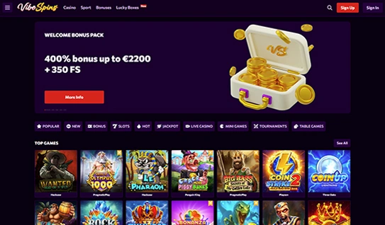 Page Casino Overview Image