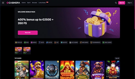 Page Casino Overview Image