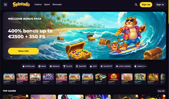 Page Casino Overview Image