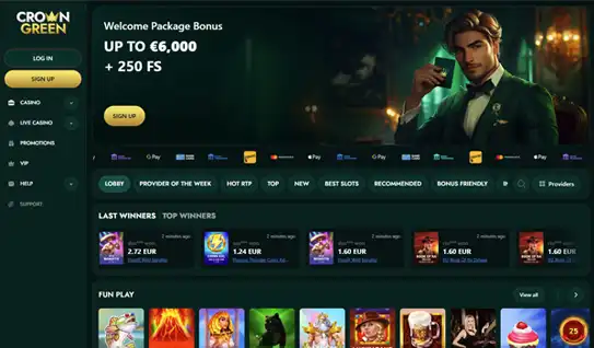 Page Casino Overview Image