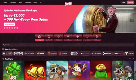 Page Casino Overview Image