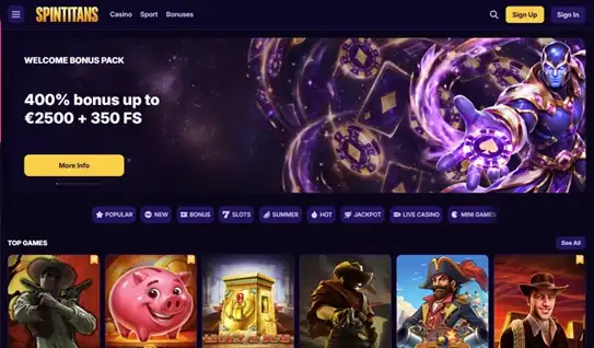 Page Casino Overview Image