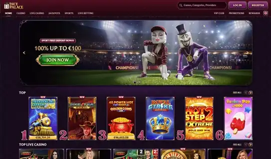 Page Casino Overview Image