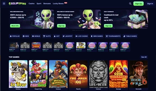 Page Casino Overview Image