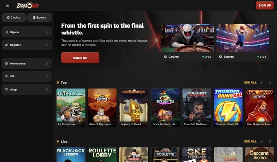 Page Casino Overview Image