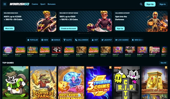 Page Casino Overview Image